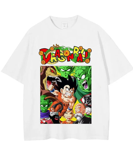 Dragon Ball Z Streetwear T-Shirt – Anime Graphic Cotton Tee