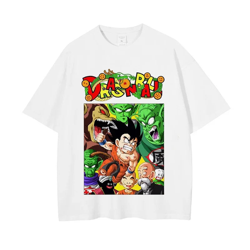 Dragon Ball Z Streetwear T-Shirt – Anime Graphic Cotton Tee
