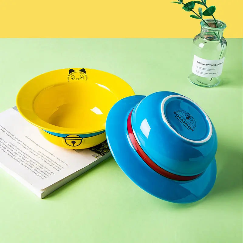 Doraemon x Straw Hat Ceramic Bowl – Cute Anime
