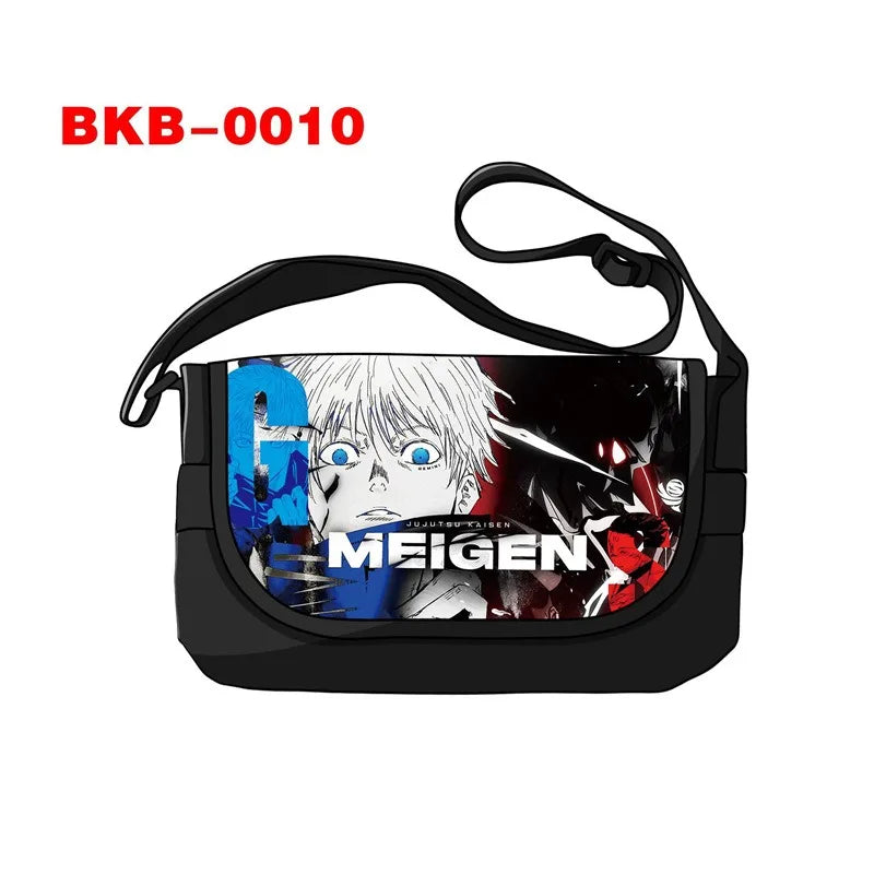Anime Jujutsu Kaisen Shoulder Gojo Satoru Ryomen Sukuna Handbag Messenger Bag Phone Holder Storage Bags for Travel