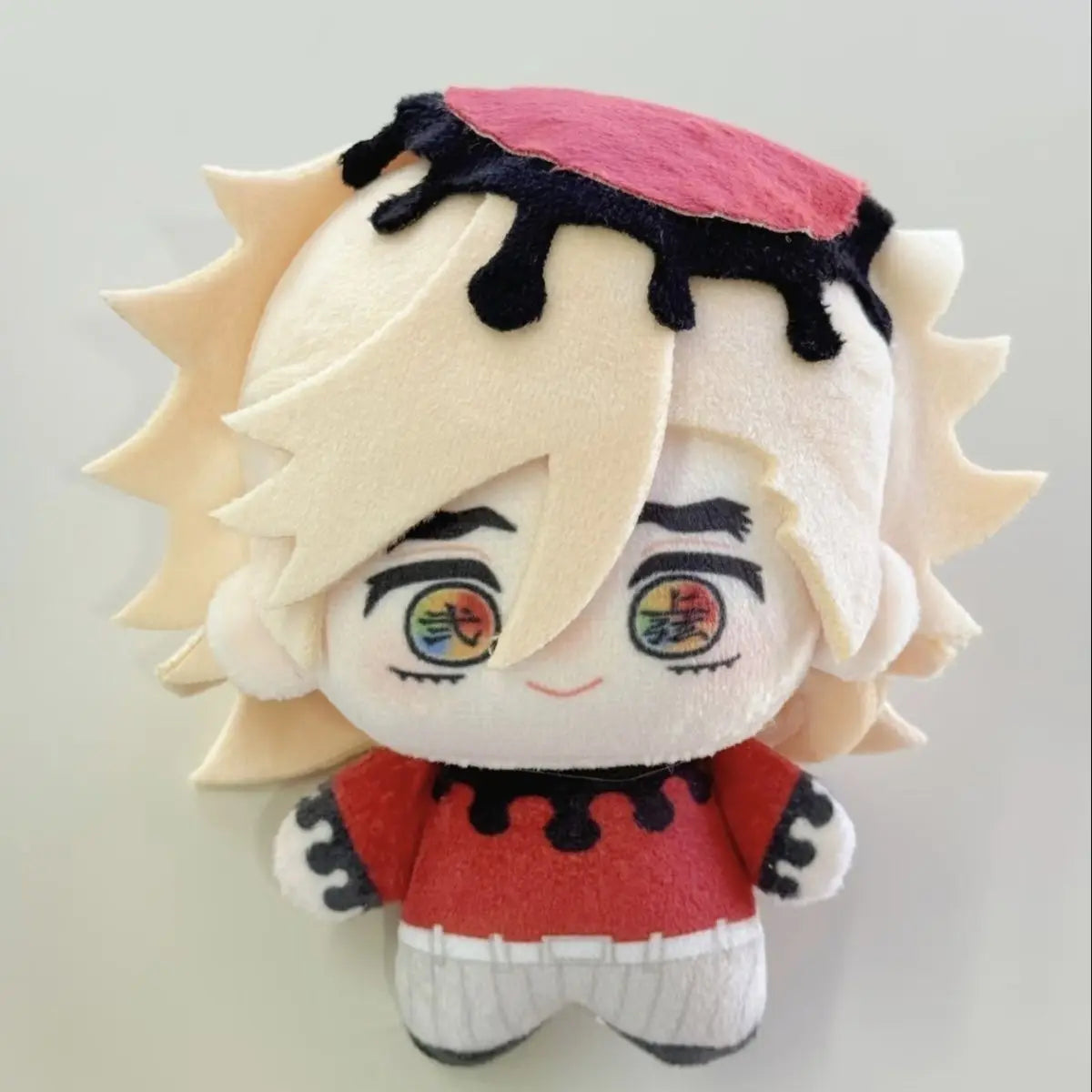 10cm Demon Slayer Kimetsu no Yaiba Kokushibo Plush Doll Pendant Douma Cosplay Stuffed Toy For Anime Fans