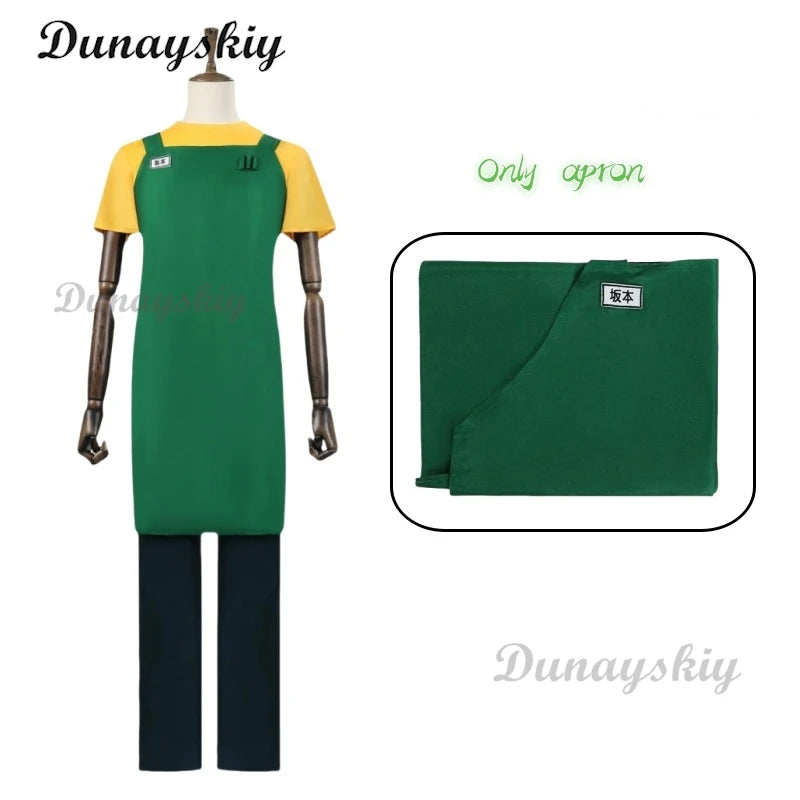 Sakamoto Taro Cosplay Costume Set – Sakamoto Days Anime Wig & Uniform for Halloween/Party