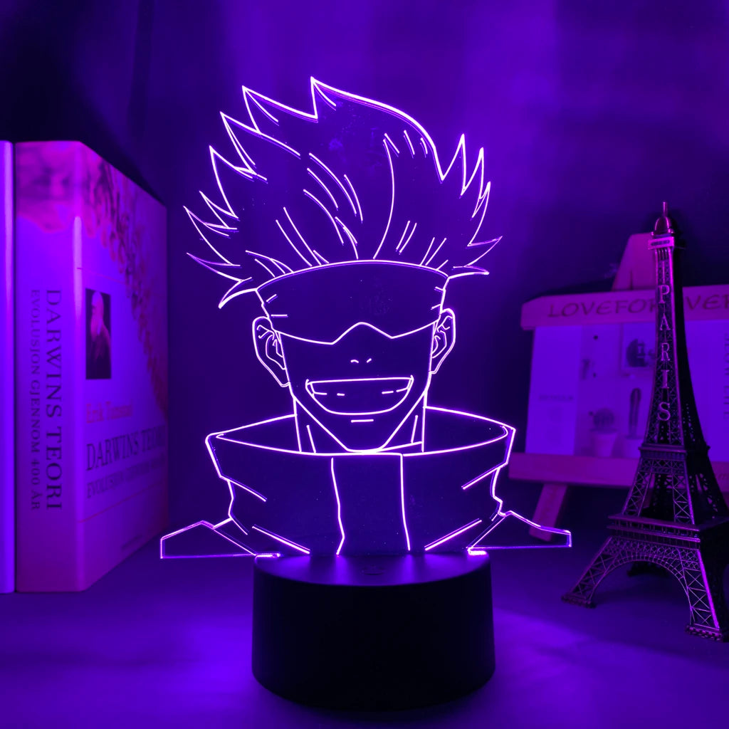 Anime Lamp Satoru Gojo Jujutsu Kaisen Led Night Light for Birthday Gift Jujutsu Kaisen Nightlight Satoru Gojo Lamp Drop Shipping