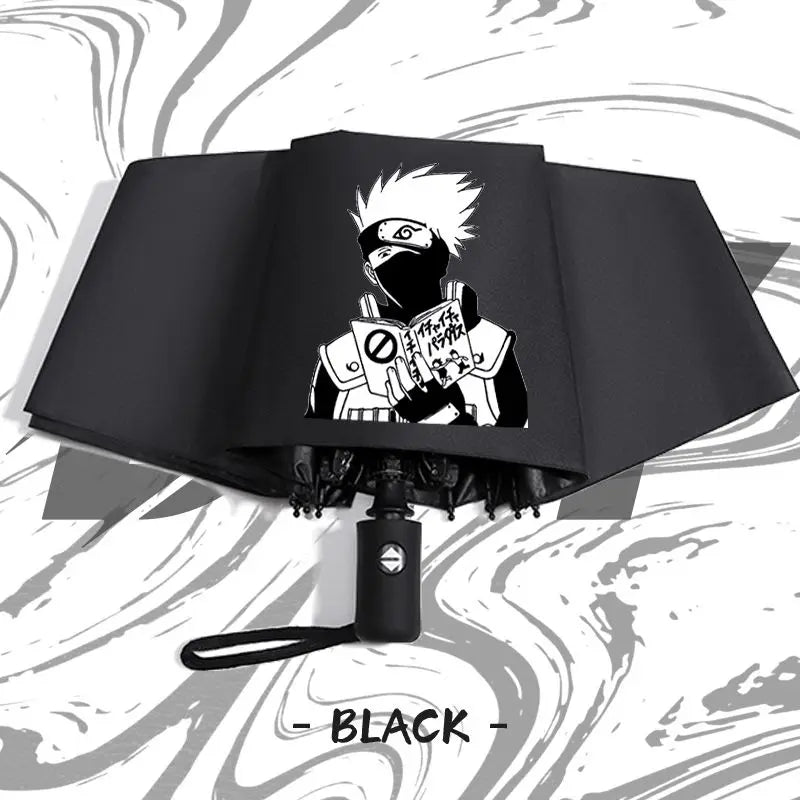 Naruto anime peripheral automatic umbrella Naruto Namikaze Minato Uchiha Itachi Kakashi Haruno Sakura sunshade umbrella gift