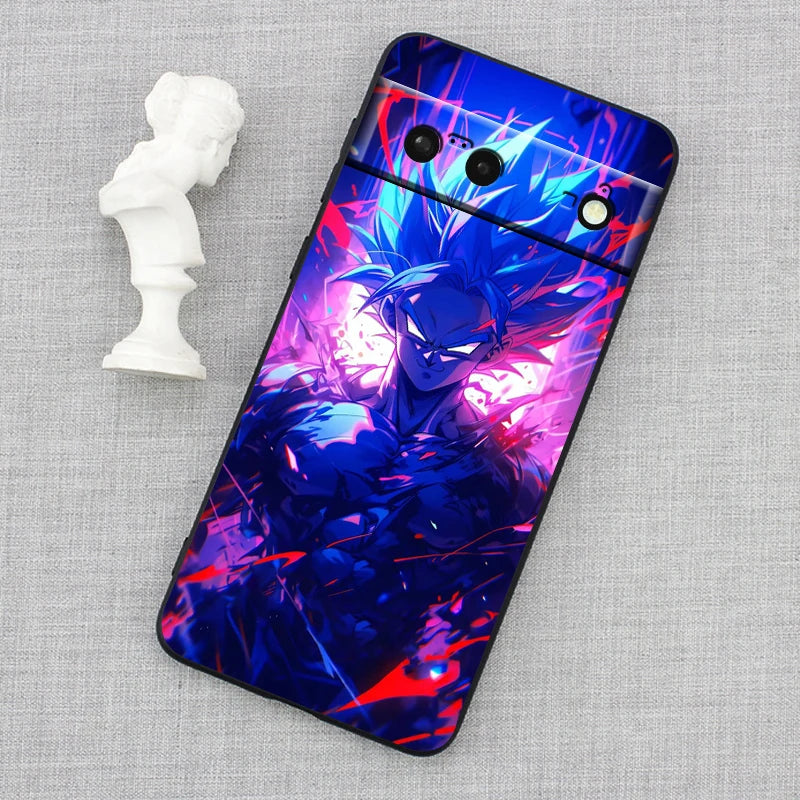 Dragon Ball Z Shockproof Case – Goku Edition for Google Pixel 4–9 Series