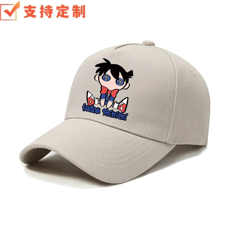 Detective Conan anime Kid the Phantom Thief sunshade baseball cap for men, outdoor casual duckbill hat, holiday gift.
