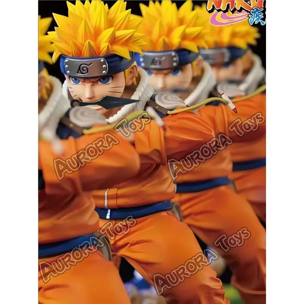 5.9in/15cm Anime Uzumaki Naruto Figure Kage Bunshin no Jutsu PVC PVC Action Figures Collection Model