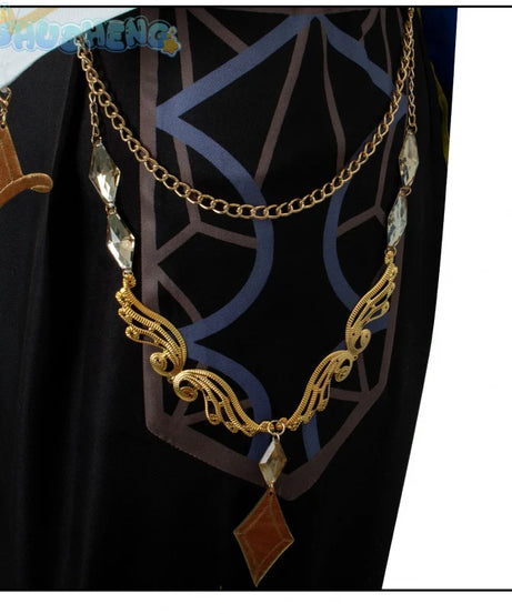 Genshin Impact Cosplay Albedo symphony concert Costume Wig shawl shirt accessories handsome  Halloween Christmas Uniform