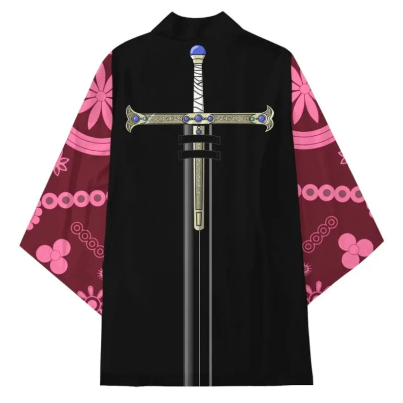 New Anime ONE PIECE Kimono Cape Cosplay Clothing 3D Printing Comics Casual Cardigan Jacket Men and Women Birthday Gifts