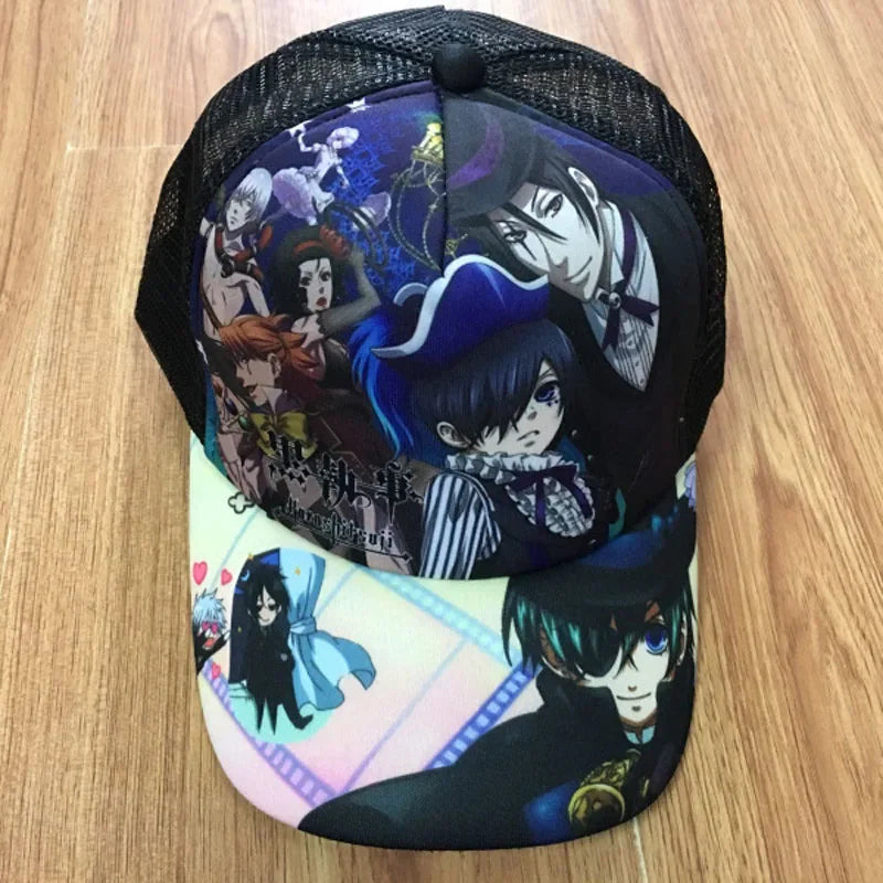 Bleach Tokyo Ghoul Fate Detective Conan Anime Baseball Cap Adjustable Summer Casual Mesh Hat
