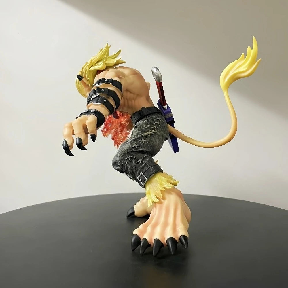 21cm/8.27in Anime Digimon Adventure Figure Leomon Action Figures Pvc Statue Desktop Ornamen Collection Model Toys Gifts