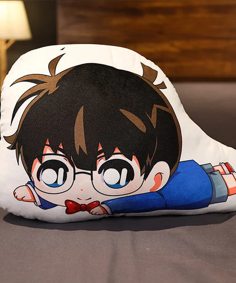 35cm Detective Conan, Kudo Shinichi, Mouri Ran, Kid The Phantom Thief Keychain Pendant, Anime Pillow Related Peripheral Products