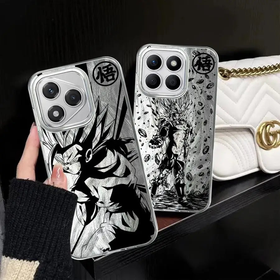 Dragons Balls Gokus Black Soft Shell Case for Honor X7b 200 400 Lite X9c X9a 200 Pro X9b X8a X8b X8c