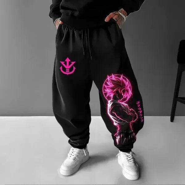 Dragon Ball Z Super Saiyan Goku Men Sweatpants Anime Print Jogger Sports Pants Loose Streetwear Casual Hip Hop Manga Y2k Clothes