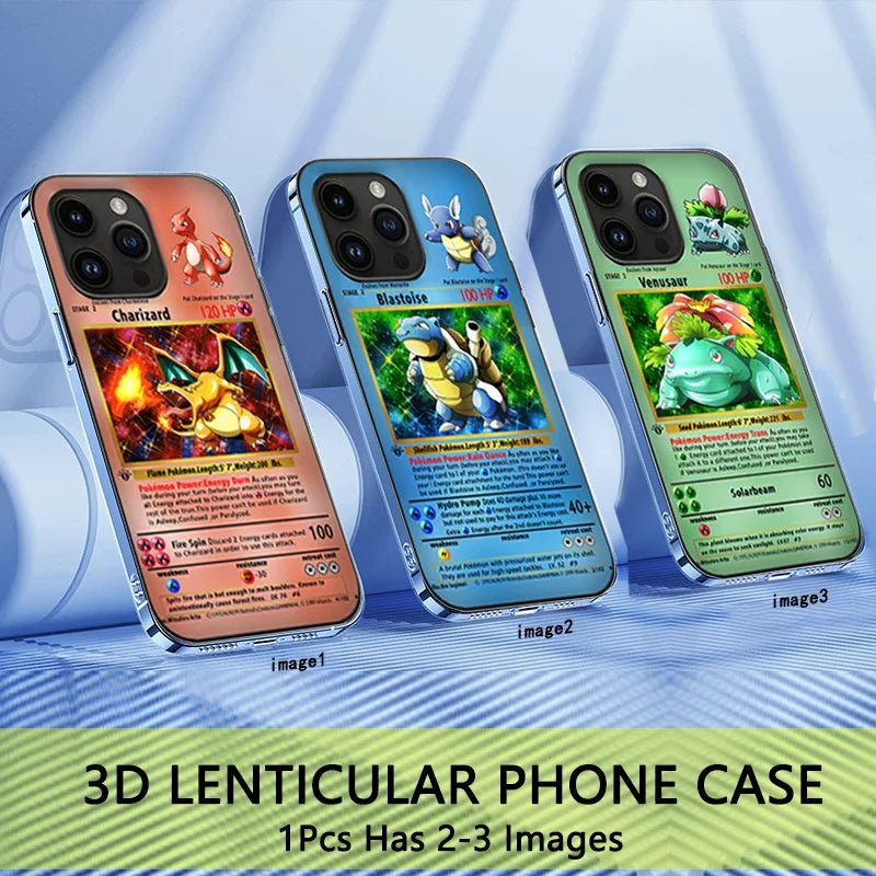 Pokémon 3D Anime Phone Case – Cute Creative Cover for iPhone, Samsung, Xiaomi & More