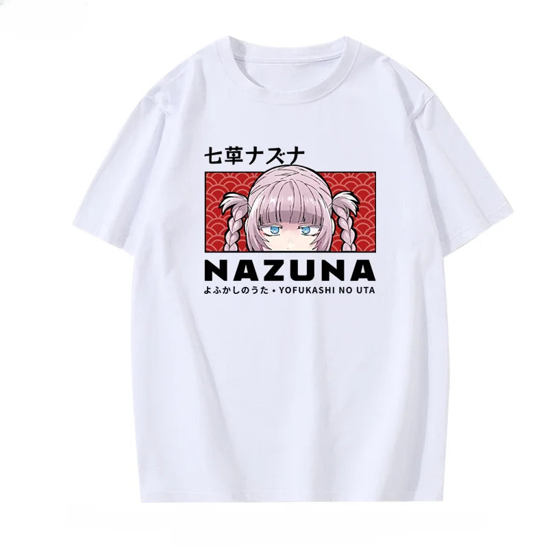 CALL OF THE NIGHT T-shirt Japan Anime Hot Sale ACG Fans Otaku Tshirt Korea Style Aesthetic Short-sleev Summer Tops Hipster Tees