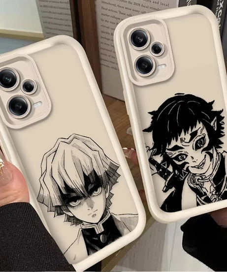Anime A-Agatsuma Z-Zenitsu Phone Case For Redmi Note 13 12 Pro Plus 5G 13 12 Pro 4G 5G 11 10 Pro 12S 11S 10S Redmi 13C 12 Cover