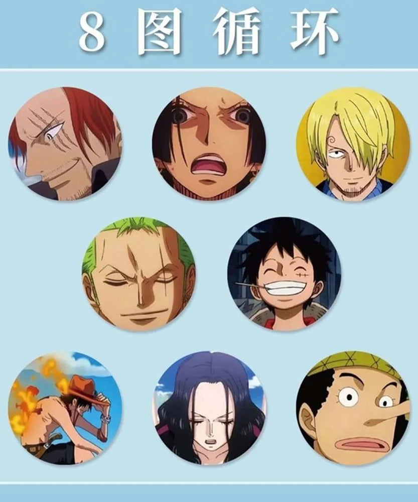 500pcs/Roll ONE PIECE Luffy Anime Sealing Sticker DIY PVC Laptop Decals Decoration Stiker Reward Gift Toys