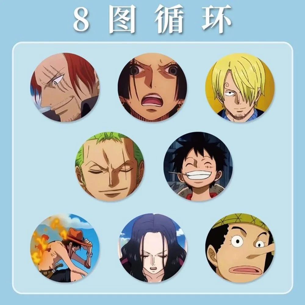 500pcs/Roll ONE PIECE Luffy Anime Sealing Sticker DIY PVC Laptop Decals Decoration Stiker Reward Gift Toys