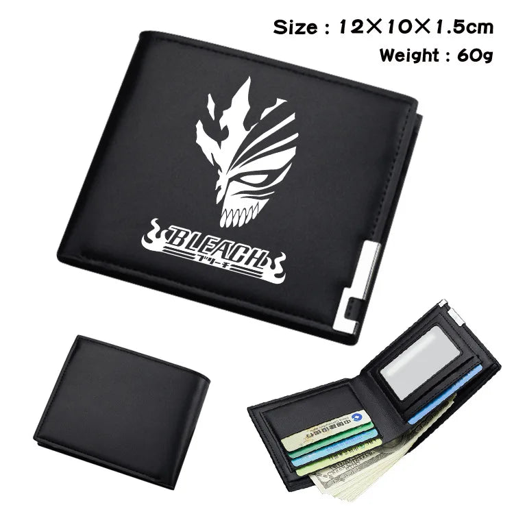 BLEACH Animation Derivative Purse Fold Short Wallet Portable Coin Purse