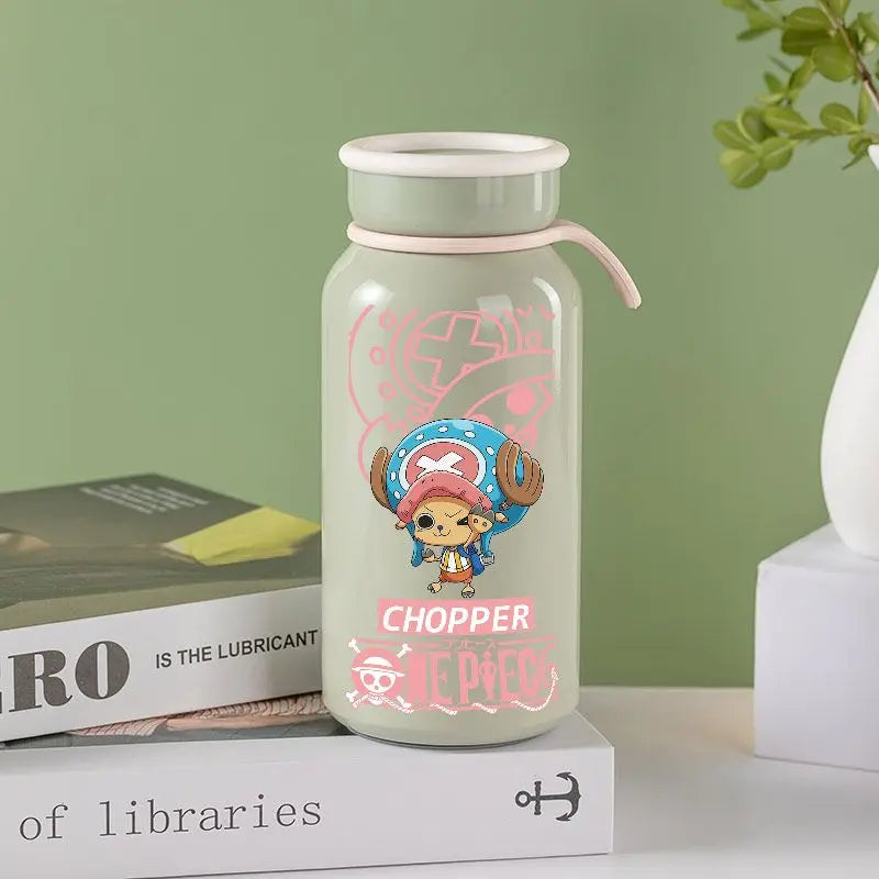 Anime One Piece Monkey D. Luffy Roronoa Zoro Nami Usopp Chopper Nico Robin Franky Insulated Cup Drinking Cup Anime Cup