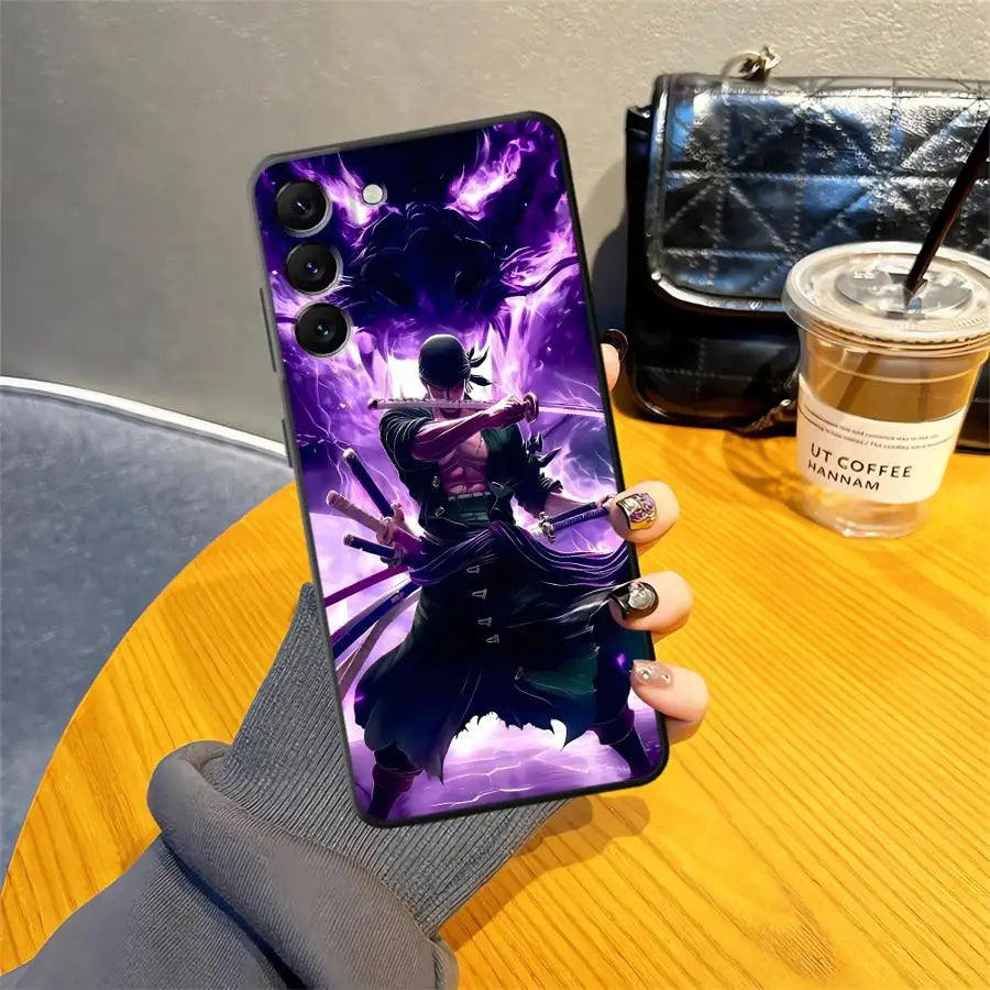 Phone Cover Case for Samsung Galaxy A03 Note 20 Ultra 9 10 A04 A05 A50 A70 A06 A30 A40 A01 A02 A07 A10 A20 Ones Pieces Zoro