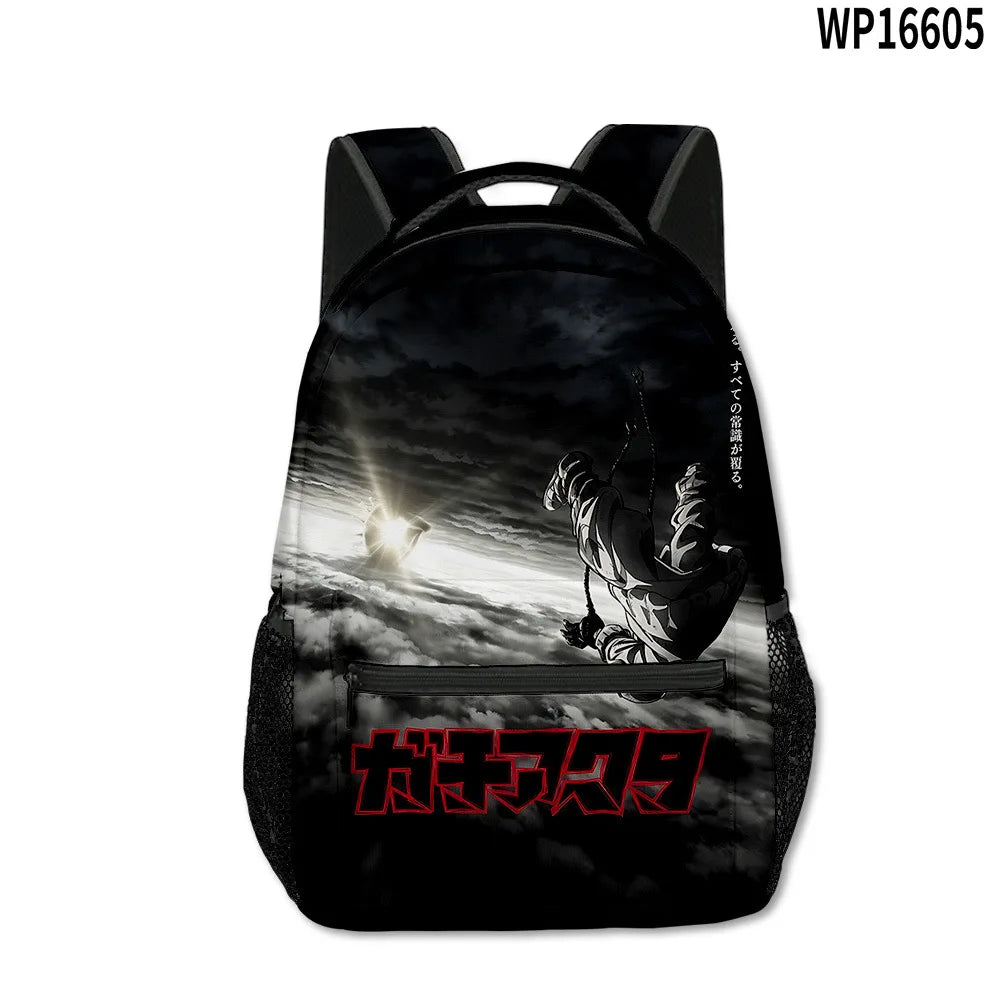 Trendy Popular Novelty Gachiakuta student Bookbag Notebook Backpacks 3D Print Oxford Waterproof Boys/Girls Travel Backpacks