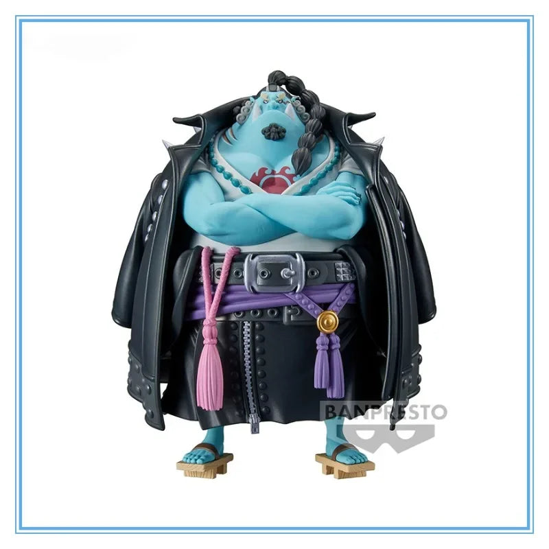 ONE PIECE FILM RED DXF Jinbe 16Cm 100% Original PVC Anime Figure Action Figures Collection Model Toys