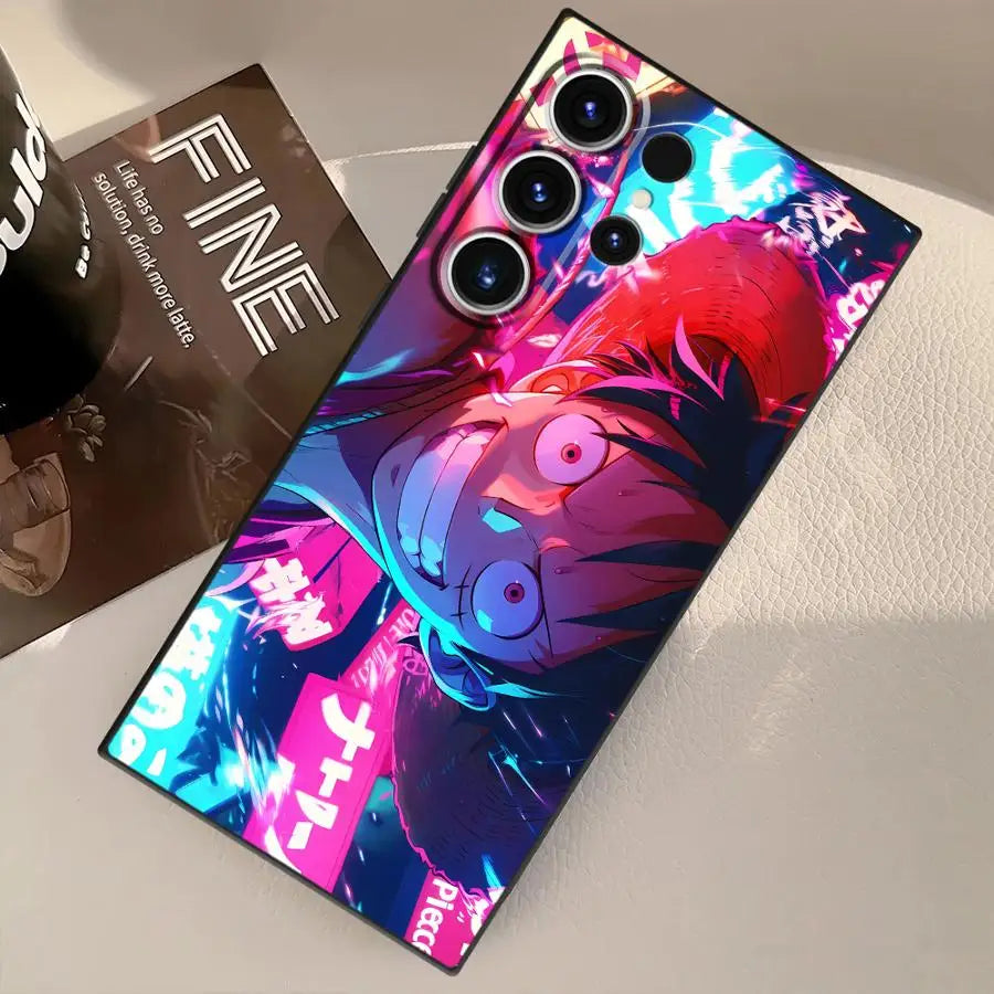 Ones Pieces Anime Funda Phone Cover Case for Samsung Galaxy S9 S25 Ultra S21 S20 S23 FE S22 S24 Plus