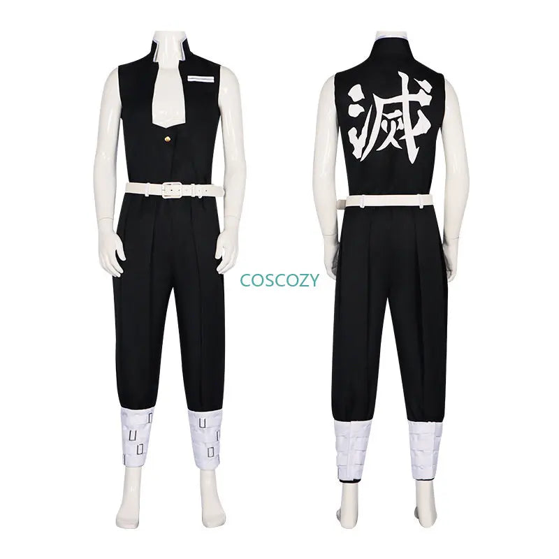 Anime Demon Slayer Shinazugawa Sanemi Wind Hashira Cosplay Costume