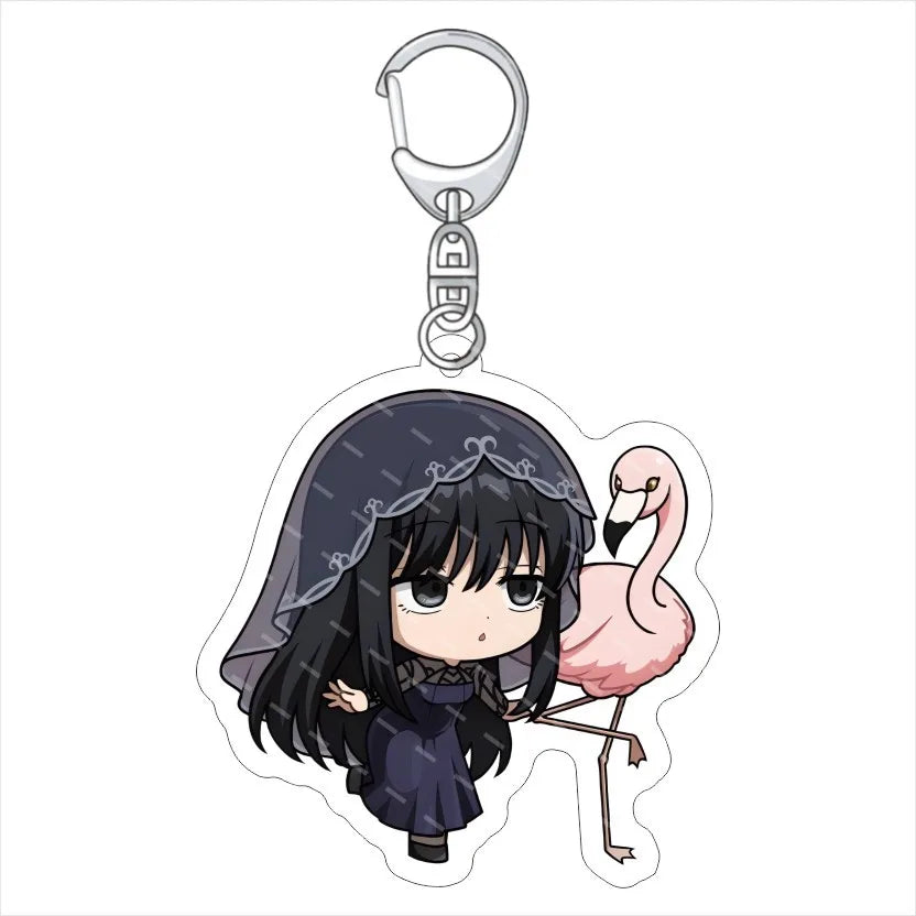 Anime Sakamoto Days NEW Acrylic Acrylic Fun Keychain Animation Related Product Girl Gift Key Chain Bag Charm Q version Pendant