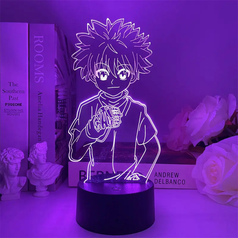 HUNTER Night Light Anime Peripherals Personality Creativity Killua Sissoe Table Lamp Desktop Decoration Bedroom holiday gift