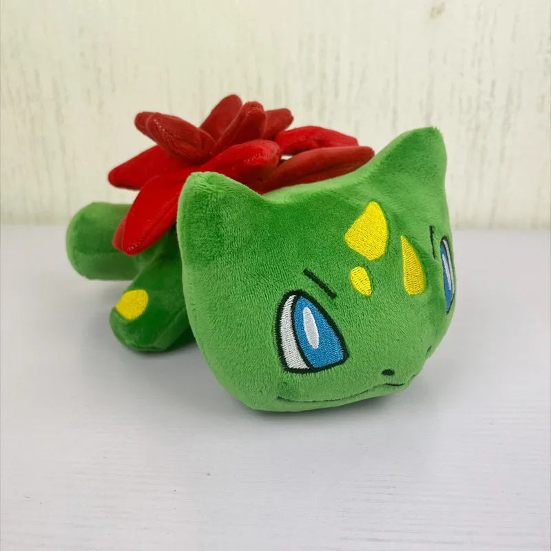 20cm Cute Pokemon Rose Edition Bulbasaur Venusaur Anime Plush Doll Pillow Cushion Toy Gift