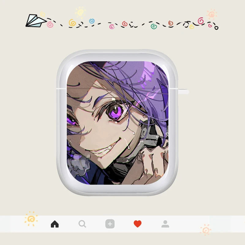 Demon Slayer AirPods Case – Soft TPU Cover for AirPods Pro 2/3/4 (Tanjirou & Nezuko)