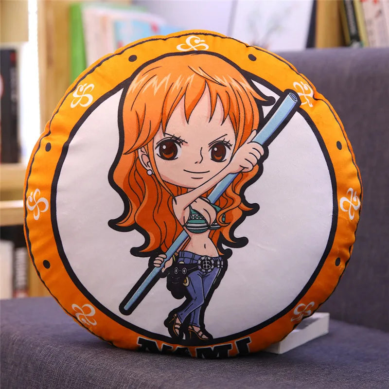 Cute One Piece Monkey D. Luffy Nami Roronoa Zoro Usopp Sanji Plush Doll Pillow Decoration Birthday