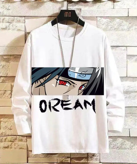 New One Piece Kawaii Anime Luffy Uchiha Itachi Creative Long Sleeve Pants Suit Autumn and Winter Warm Home Clothing Gift