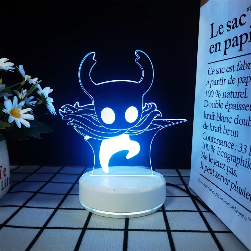Hollow Knight Hornet Night Light Anime Fashionable Personalized Simple Desktop Decoration Stand Lamp Boy's Birthday Gift