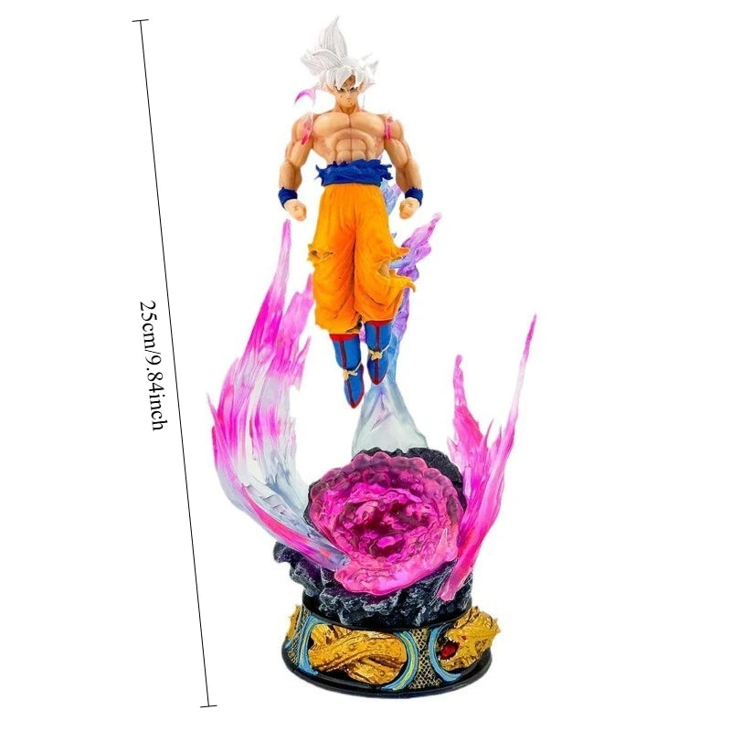 Hot Dragon Ball Figure Son Goku Figure Super Saiyan Figures Pvc Model Statue Doll Room Decor Collection Ornament Toys Gifts 25cm