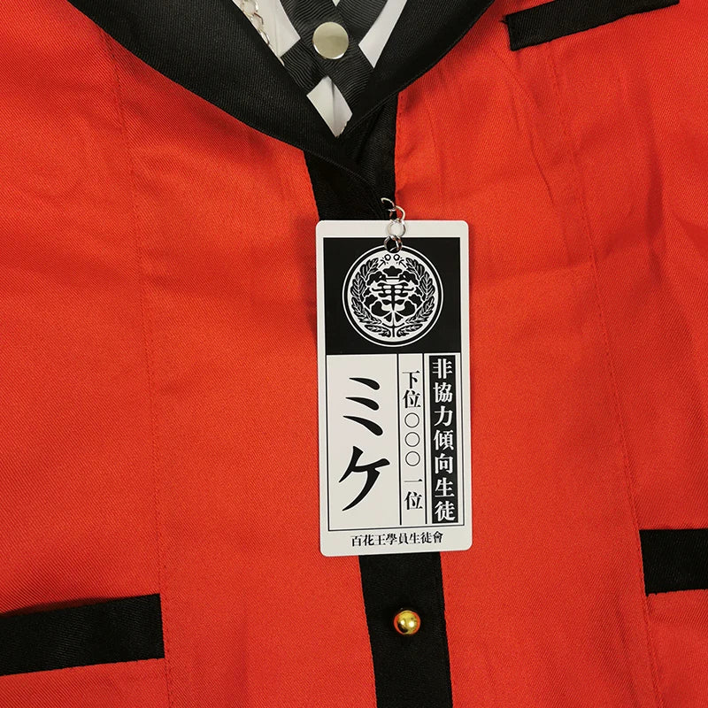 Yumeko Jabami Cosplay Costume School Uniforms Jabami Yumeko Outfits Full Set with Stockings Girl JK School Uniform For Comic Con