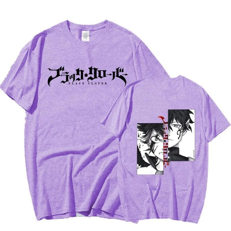 Hot Anime Printed T Shirt Men Women Fashion Round Neck Loose Short Sleeve Tops Casual Outdoor Personality Anime Tees