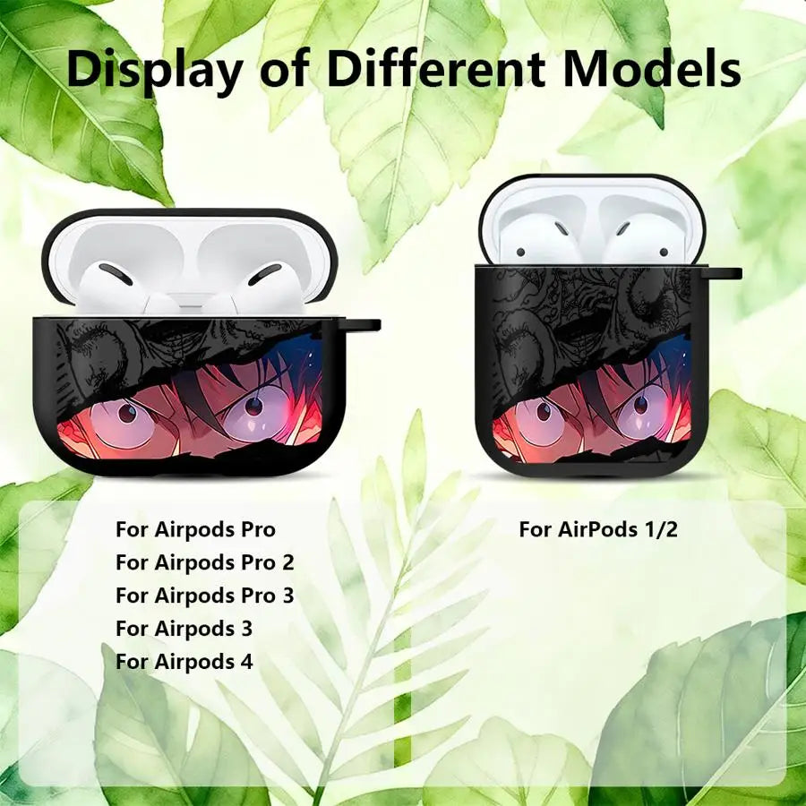 Case For Airpods Pro2 Pro 3 4 1 2 Pro3 Earphone Cases Cover Anime OneS P-ieceS