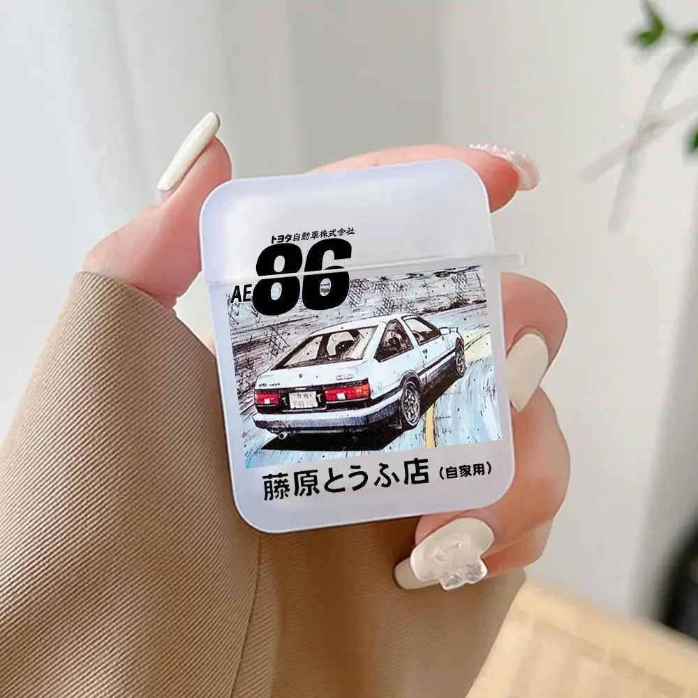 Fujiwara Takumi AE86 AirPods Case – Initial D Anime Protective Cover (1/2/3/Pro/4)