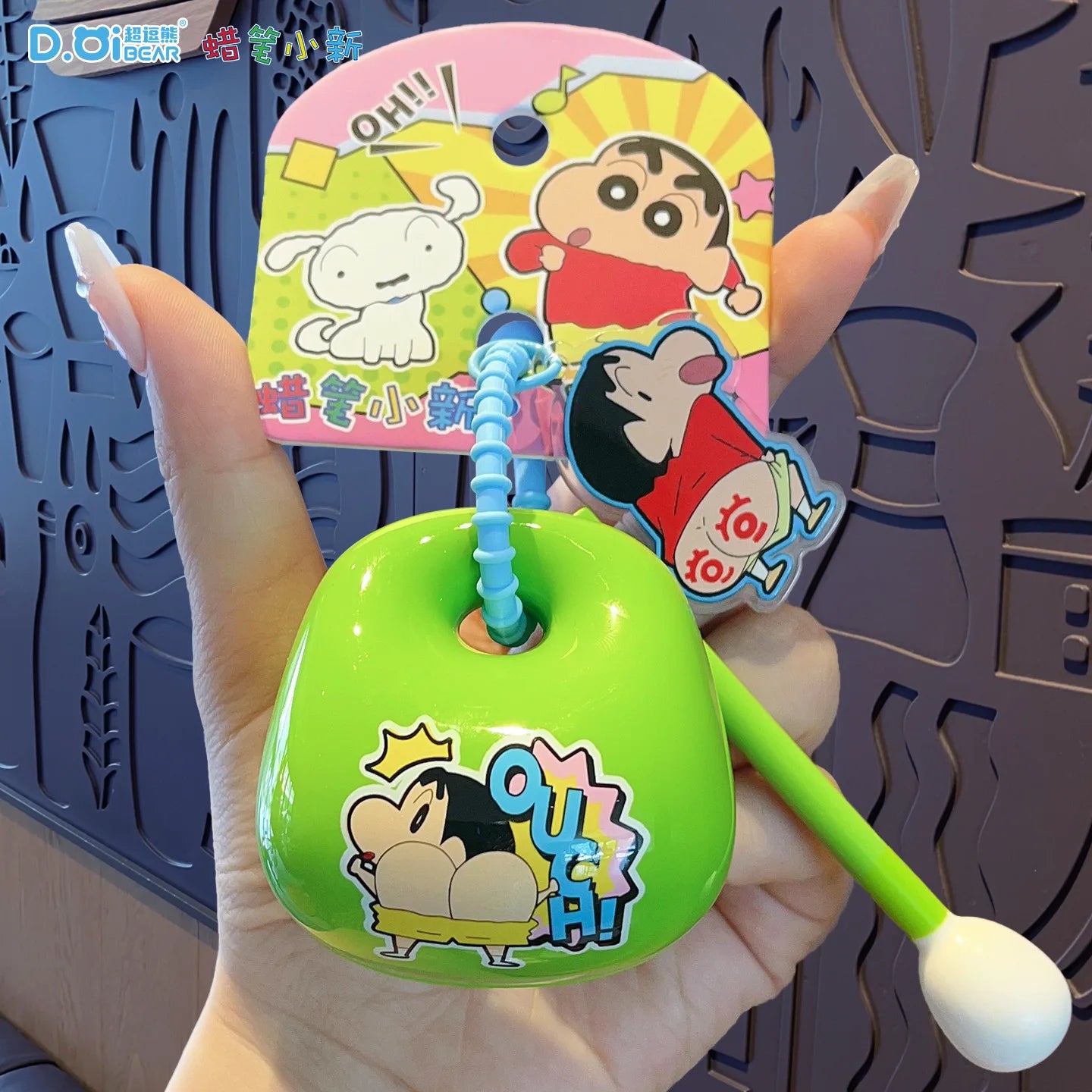 Crayon Shin-chan Keychain Anime Doll Pendant Keyrings for Men Women Phone Bag Hanging Jewelry Decoration Car Key Ring