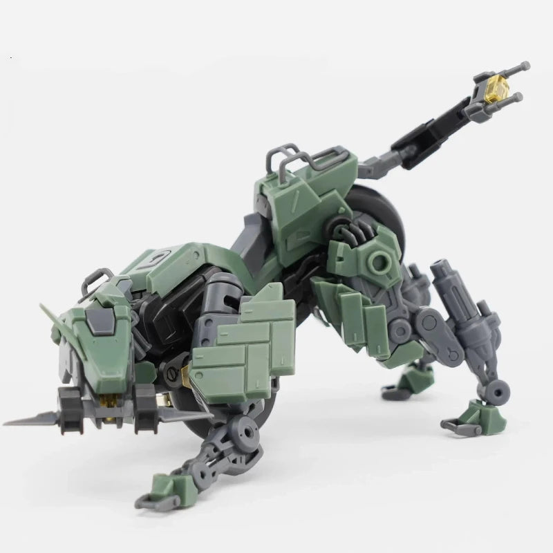 Number 57 1/24 Armored Puppet Hunting Fang Action Figures Assembly Model Kit Transforming Mecha Toy Desktop Ornament Boy Gift