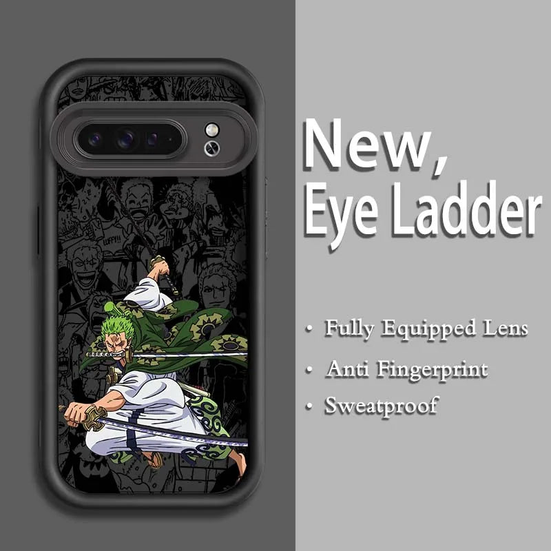 One Piece Eye Ladder Case – Shockproof Soft TPU Cover for Google Pixel 9–7A Pro/XL 5G