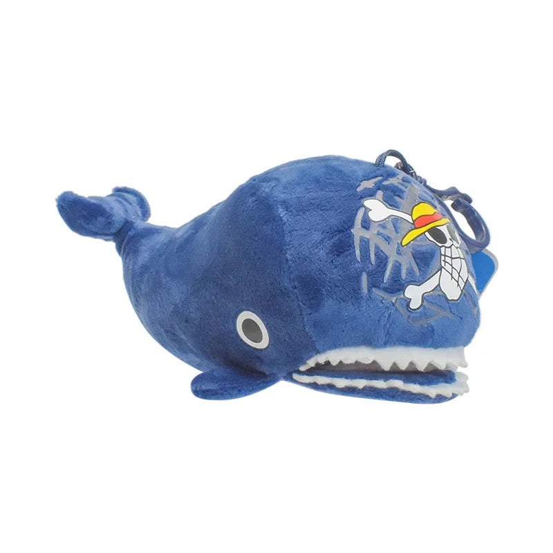 15cm Cute Anime Genuine One Piece Laboon Plush Doll Keychain Bag Pendant Toy