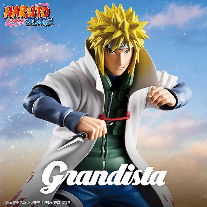 23cm NARUTO Grandista Gros Namikaze Minato Anime Action Figure Model Toys