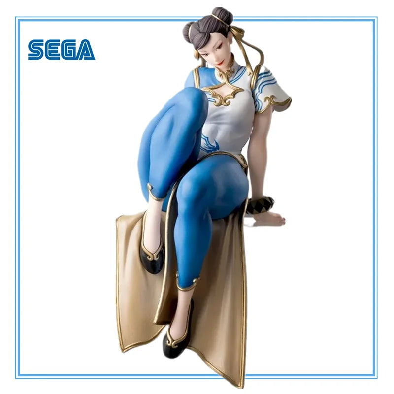 Street Fighter 6 Chun-Li 14Cm Action Figure Anime PVC Model Collectible Toys for Boys Kawaii Doll Gifts