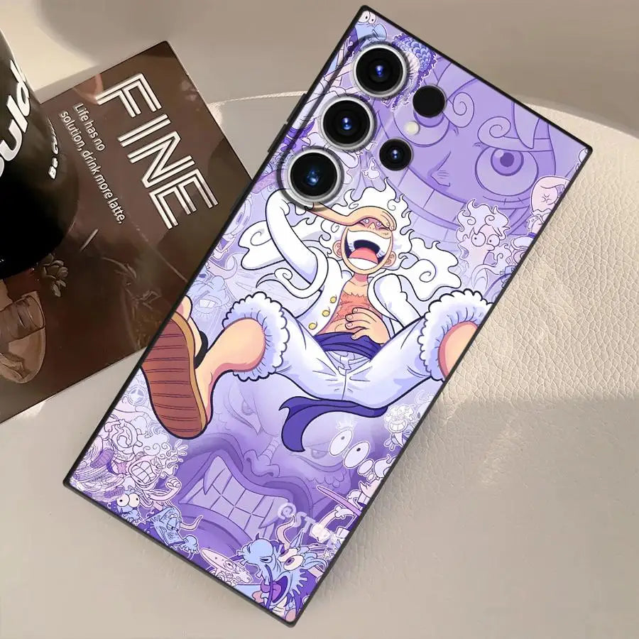 Ones Pieces Anime Funda Phone Cover Case for Samsung Galaxy S9 S25 Ultra S21 S20 S23 FE S22 S24 Plus