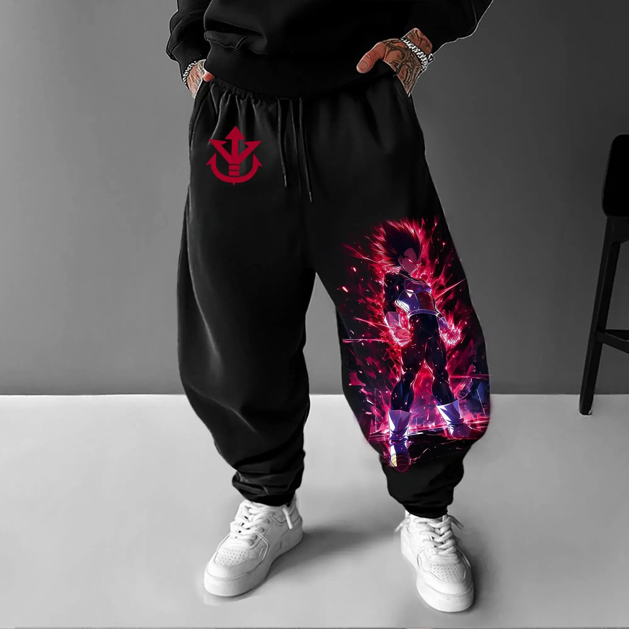 Dragon Ball Z Super Saiyan Goku Men Sweatpants Anime Print Jogger Sports Pants Loose Streetwear Casual Hip Hop Manga Y2k Clothes